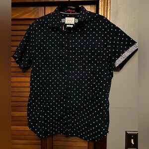 Blue White and Red Dress Shirt